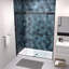 Porte de douche à dérivation, porte coulissante, avec verre trempé de 5/16 po-114719595