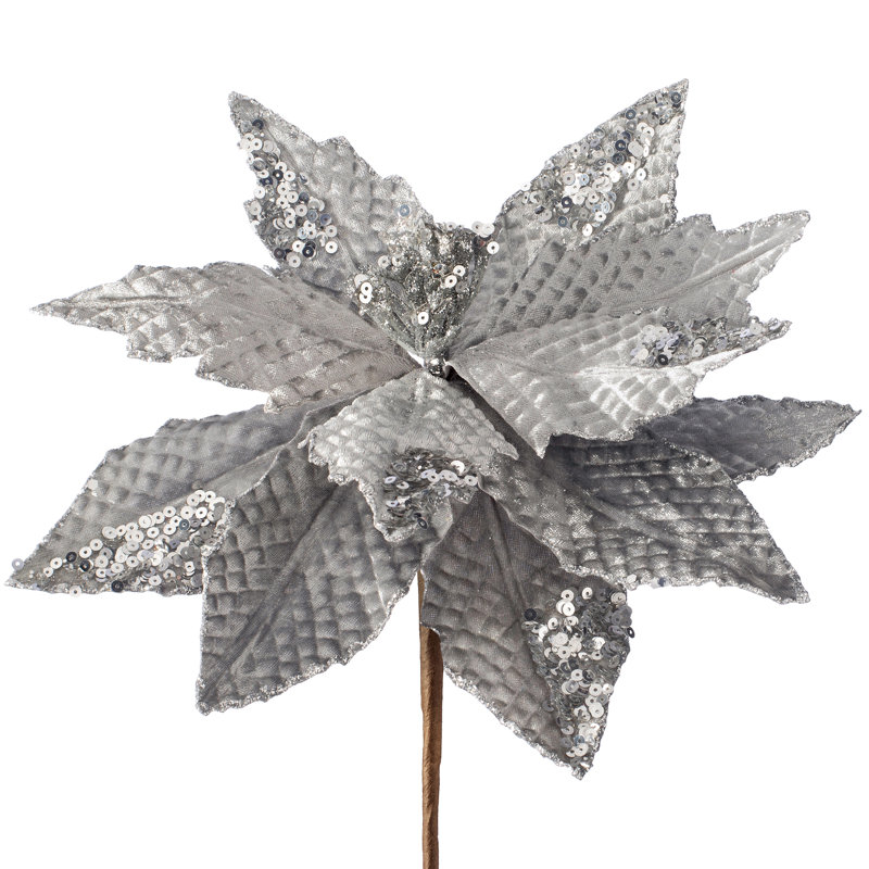 Fabric Poinsettia Arrangement
