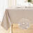 Rectangle Linen Tablecloth, Waterproof Spillproof Anti-Wrinkle Burlap Table Clot-1216058004