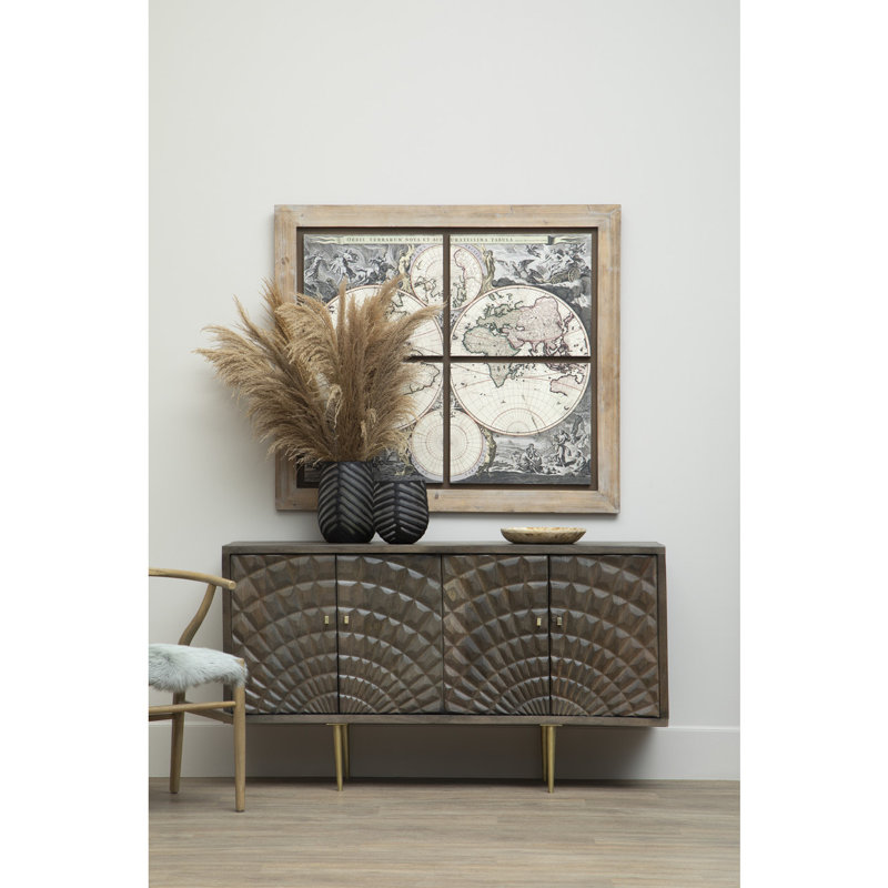Birkholz 152cm Solid Wood Sideboard