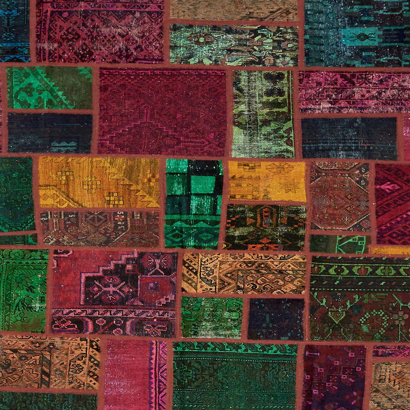 Abstract Indoor Rug, Square 8'