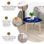 Ensemble de 2 tables basses gigognes Triangle