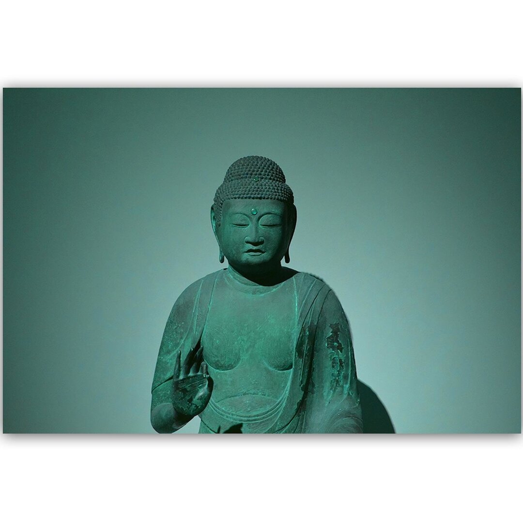 Leinwandbild Buddha im Schatten