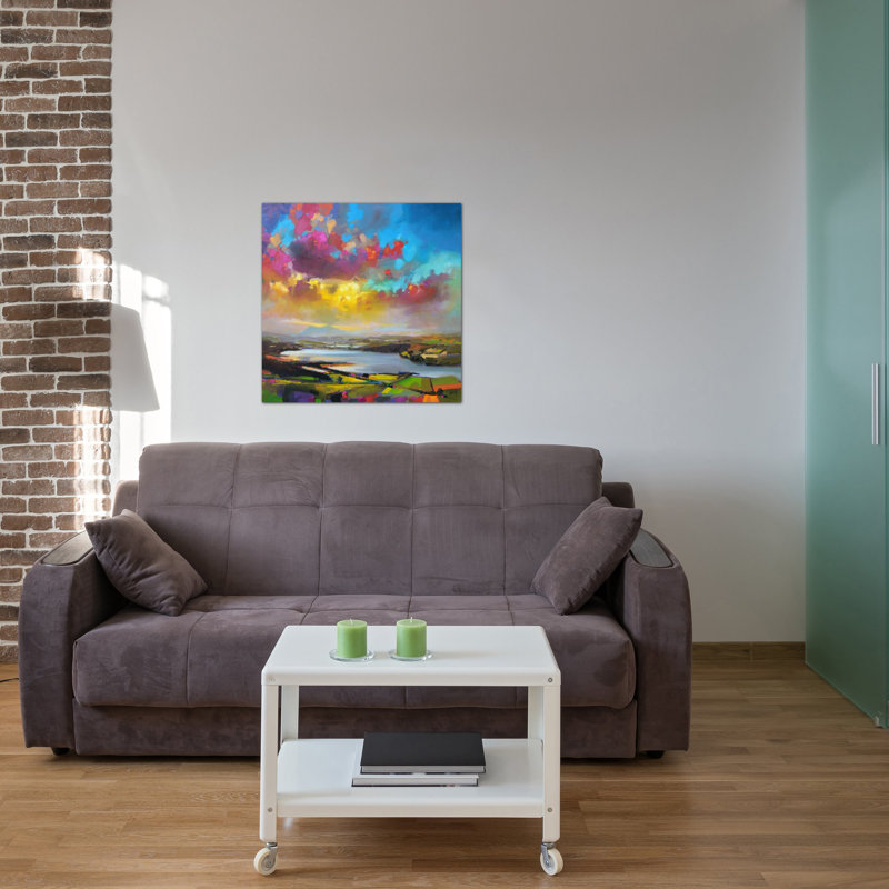 "struie hill dornoch" par scott naismith, reproduction d’art sur toile tendue, H 18 po x l 18 po x P 1,5 po