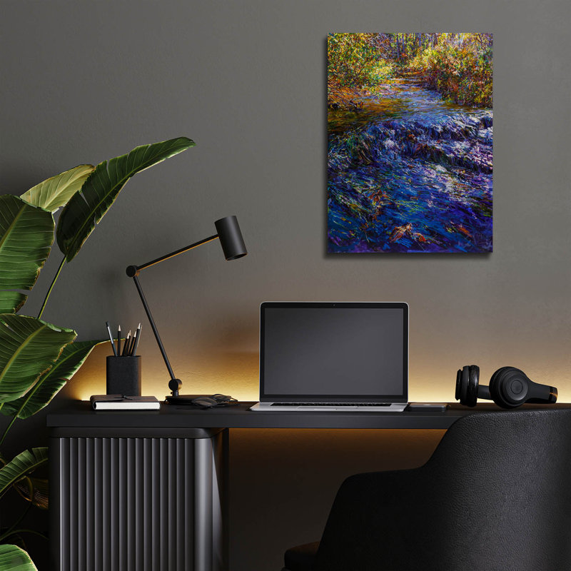 «Waterfall» par Joanne Towers, H 16 po x l 12 po x P 0,13 po