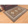 Tapis beige cendré à bordure Juana