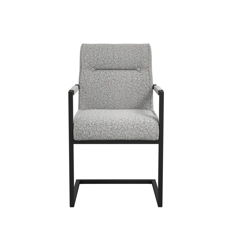 CLEAVER DINING CHAIR WITH ARMS, Grey