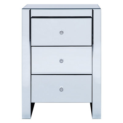 45cm W Manufactured Wood Bedside Table