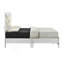 Lit double (matelas non inclus), blanc scintillant-402678805