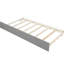Lit plateforme simple en bois avec lit gigogne gris - Fabrication solide pour un lit gigogne classique, meubles confortables et fonctionnels