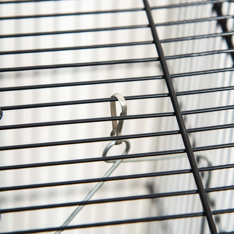 Cage à oiseaux spacieuse et polyvalente pour les perroquets heureux, idéale pour le jeu et le confort