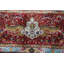 Tapis traditionnel turc en soie à motif floral 8 x 11