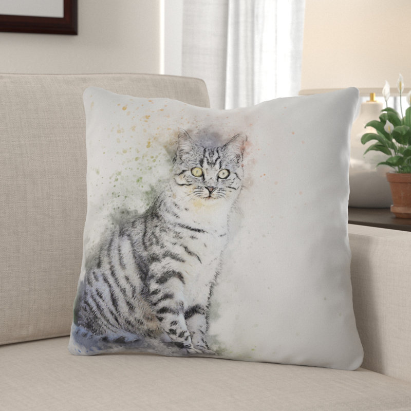 Criss Outdoor Reversible Throw Pillow, Microsuede, Indoor