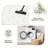 Cute Bow Print Area Rug, Coquette Aesthetic Pastel Indoor Rug, Durable Non-Shedding Carpet for Bedroom, Dorm, Entryway-275702336-276133593
