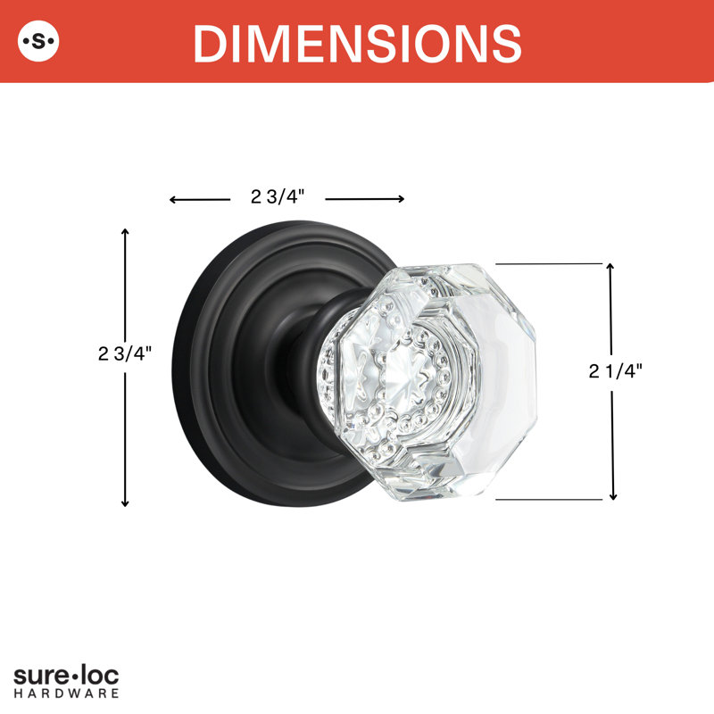 Torrey Privacy Knob, Satin Brass