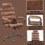Chaise de bureau en cuir rétro Vintage Whiskey-370276972