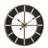 Zosha Floating Gold and Black Wall Clock