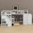 L-Shaped Bunk Bed With Integrated Drawers, Movable Desk, And Built-In Wardrobe-1748803558