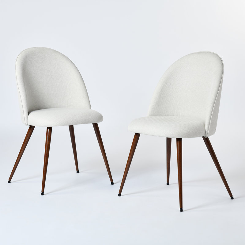 Kasparas 3-Pieces Modern Dining Table Set with Round Table and Upholstered Chairs for Kitchen Dining Room or Reception Spaces