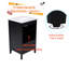 Meuble-lavabo noir 20 po avec lavabo