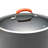 Rachael Ray Hard Anodized Nonstick Cookware Pots and Pans Set, 14 Piece - Gray with Orange Handles