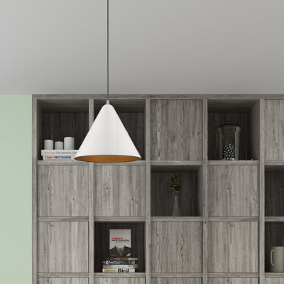 Luminaire suspendu conique à 1 lumière Oaklee