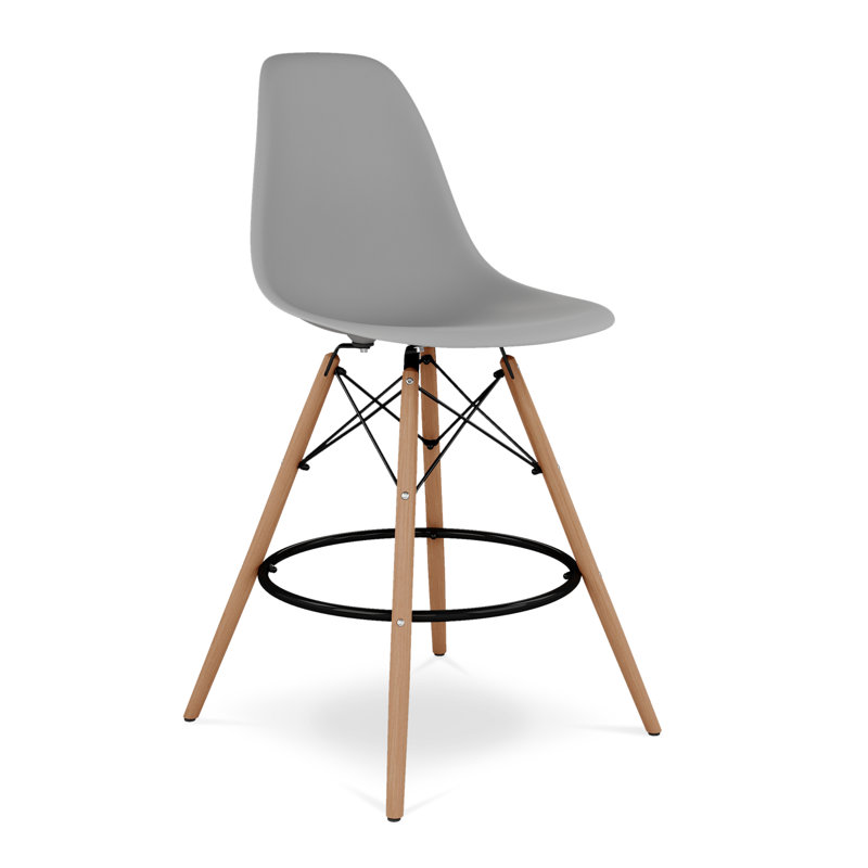 Modholic Eiffel Counter Stool, Gray, Gray