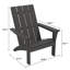 Danese 2-Piece All-Weather HDPE Adirondack Chair-113257799