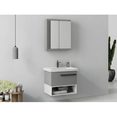 Bathroom Furniture Set (2 Pieces)