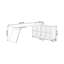 Bureau en fer massif en forme de L brun noyer + noir-144204321-144204327