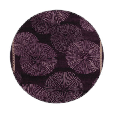 Tapis d'intérieur et d'extérieur mauve Nature