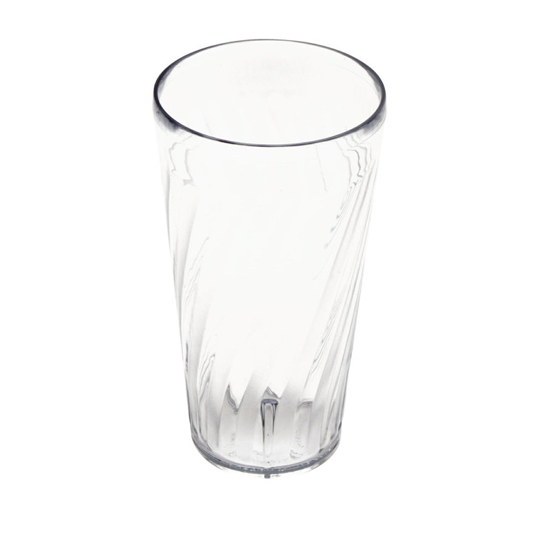 GET Gobelets en plastique incassables et sans BPA Tahiti, 24 onces, bleu (ensemble de 12), Contenant alimentaire, Transparent