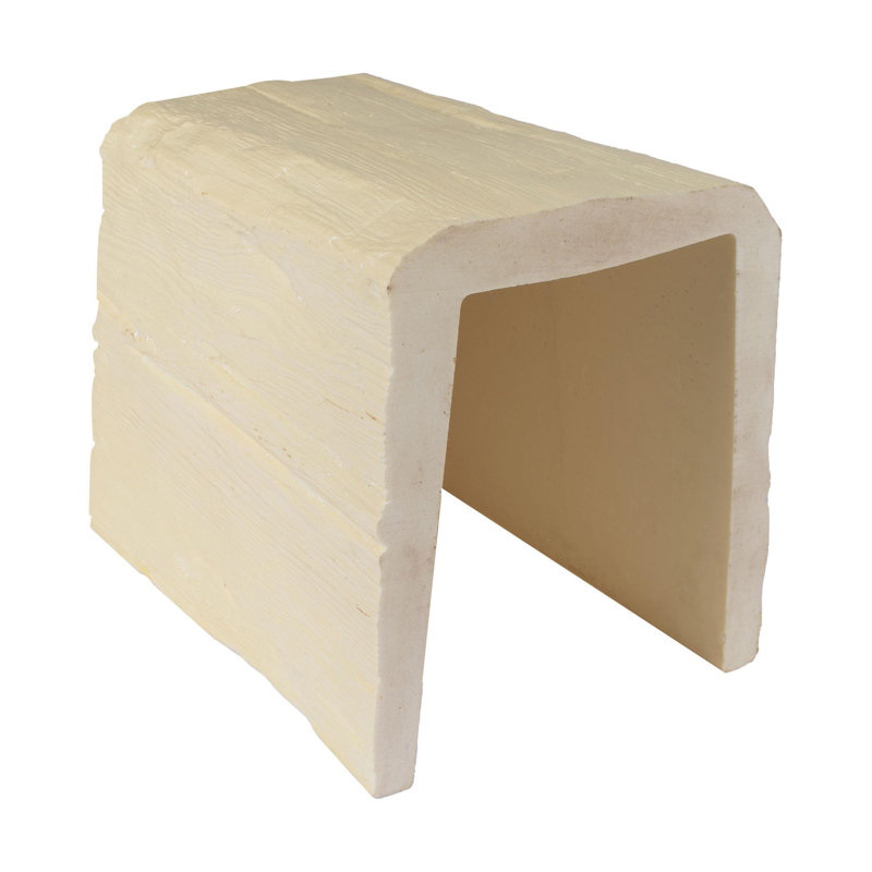 Poutre en faux bois H 12 po x l 10 po x P 6 po, Sans finition
