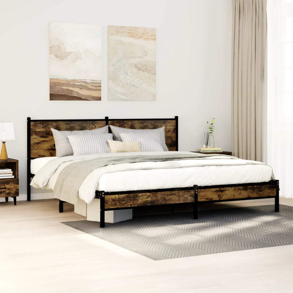 Borough Wharf Metal Bed Frame Without Mattress