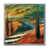 Impression argent sur toile encadrée