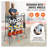 4-Tier Rolling Basketball Rack with Wheels & Hooks - Heavy Duty Sports Equipment Storage Organizer for Garage, Gym, and Outdoor Use