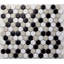 Carreau de mosaïque en porcelaine pour mur et plancher Perfection 1 x 1