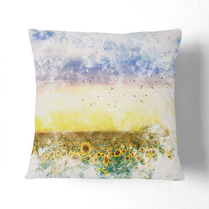 Square Throw Cushion, 40cm H x 40cm W x 15cm D