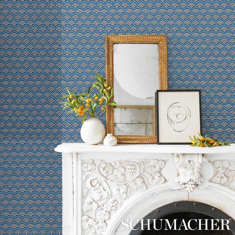 Schumacher x Neisha Crosland Pollen Wallpaper, Delft