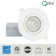 Qplus 4 Inch Airtight Eyeball Gimbal Led Recessed Light 3000k - 20 Pk
