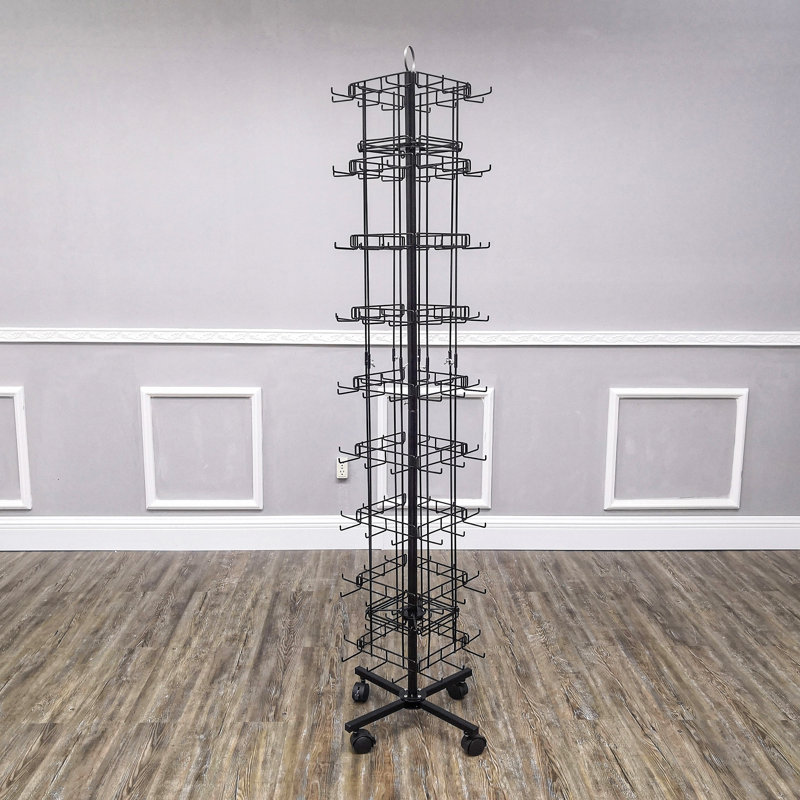 70" H Rotating Metal Brochure and Pamphlet Rack
