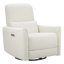 Fauteuil inclinable électrique pivotant en cuir véritable Sant (ensemble de 2)-121439195