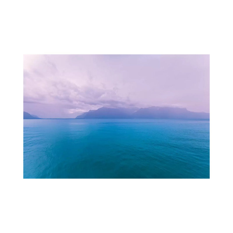 Blue Mood by Beli - Wrapped Canvas Print, 20.32 cm H x 30.48 cm W