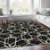 Premium Machine Washable Prisco Black Rug