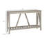 Console style Style, table de couloir rustique grise avec rangement, pour une utilisation polyvalente dans un vestibule. Salon et couloir en panneaux de particules stables. Roulement de 66 livres
