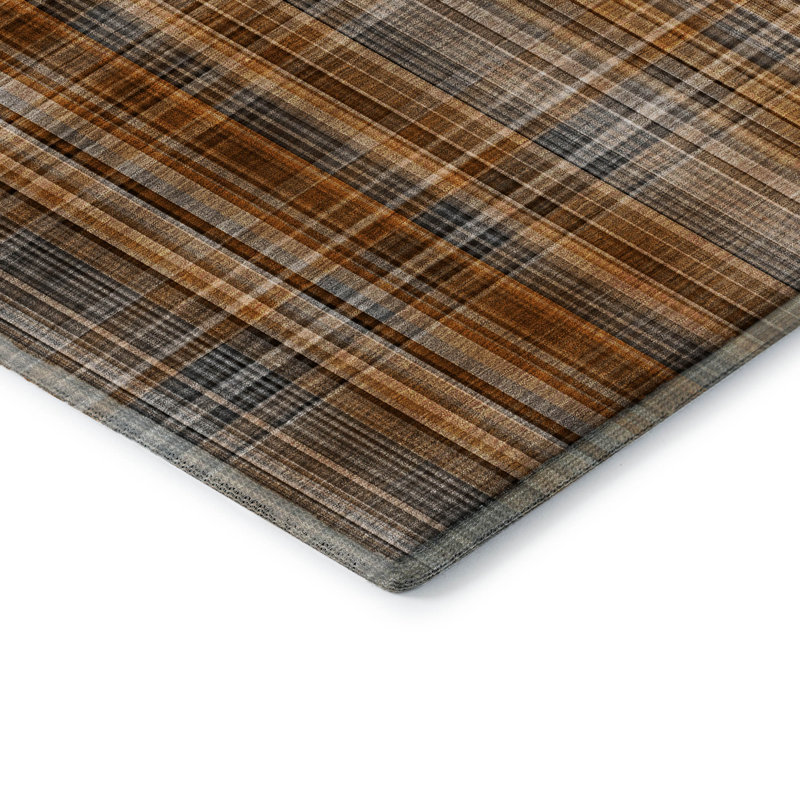 Tapis terre cuite lavable à la machine de qualité supérieure AMF541, Rectangle 10 pi x 14 pi