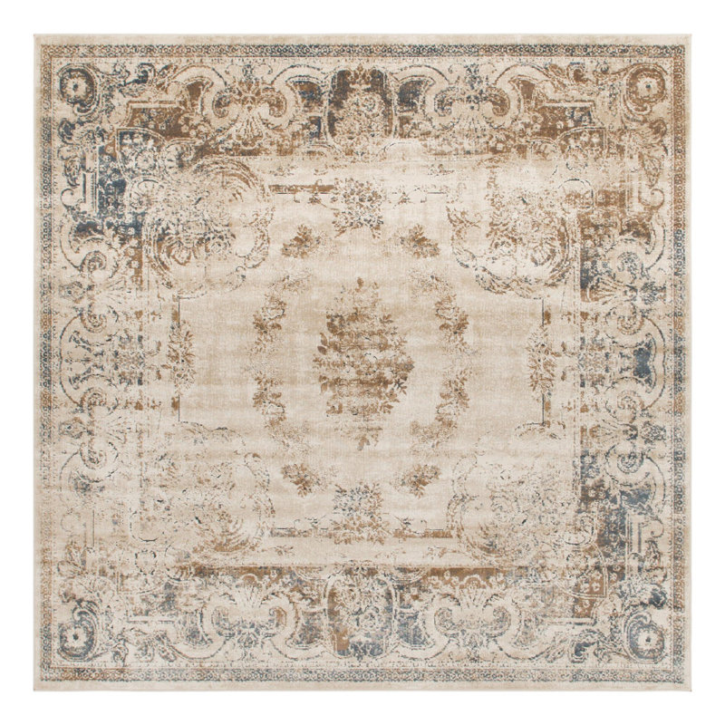 Arlindo Oriental Indoor Rug, Square 7'1"