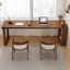 Bureau rectangulaire en bois massif noyer-108841195