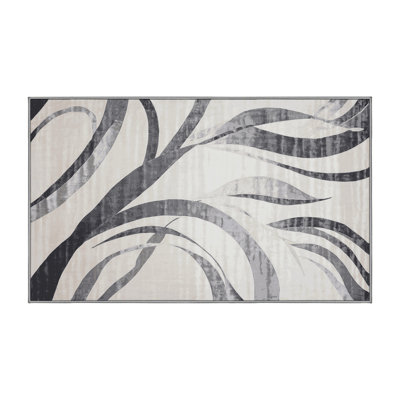 Machine Washable Gray Area Rug