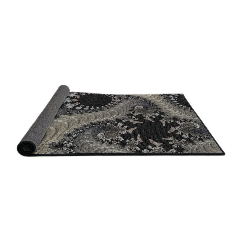 Abstract Indoor Rug, Round 6'